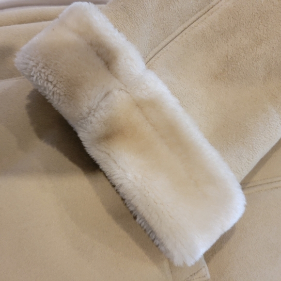 Lady Hathaway Womans Vintage Cozy Faux Suede Jacket Large - Picture 5 of 8